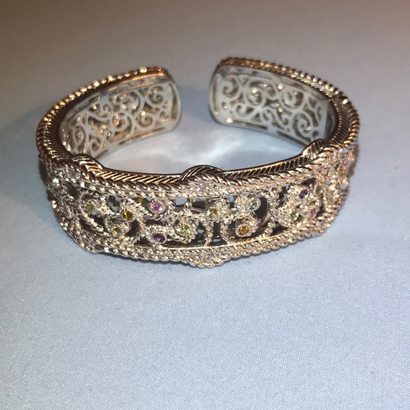 Judith Ripka Jewelry - Judith Ripka Multi Color, Silver Bracelet Bangle